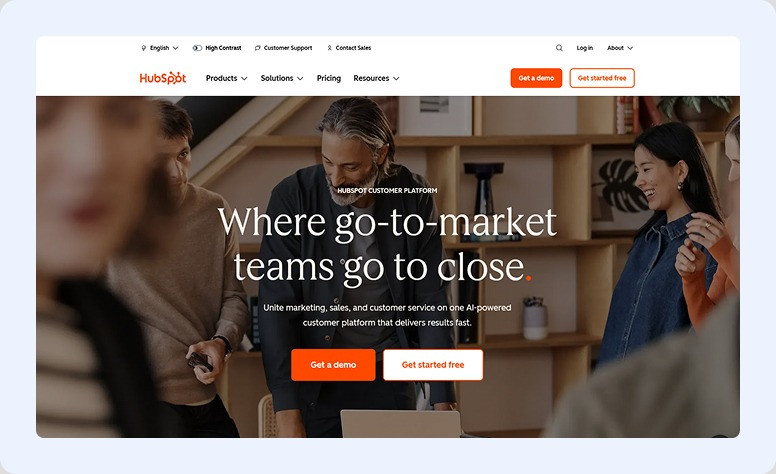 Site da HubSpot