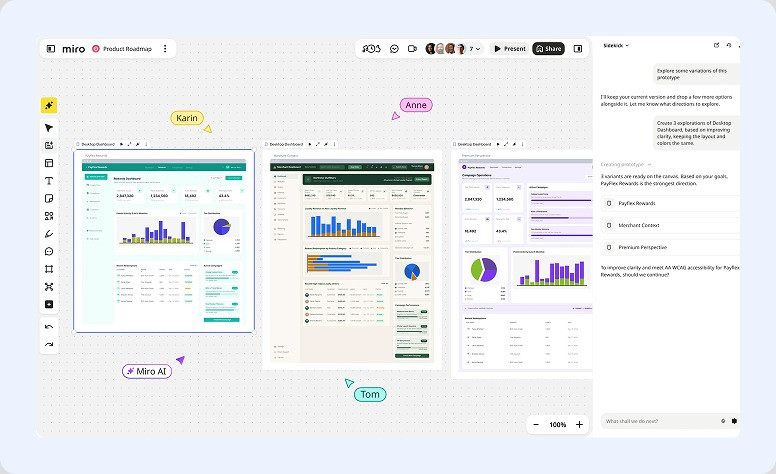 Miro's collaboration tools