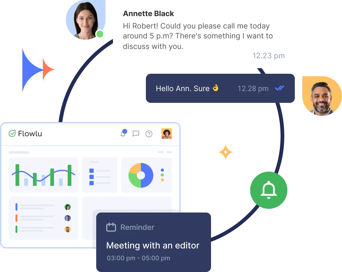 Flowlu - Aplicativo de Colaboração Empresarial