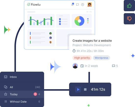 Flowlu - Gerenciamento de tarefas da equipe