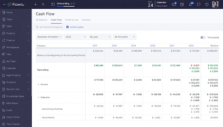 Expense Tracking